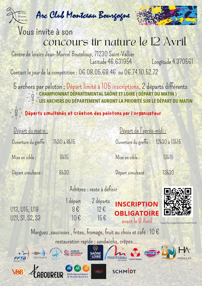 Tir Nature Championnat Départemental 71