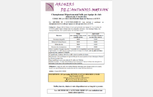 Championnat Départemental Salle par équipe de club